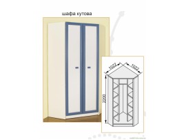 Детская Твинс (Сокме) Шкаф угловой